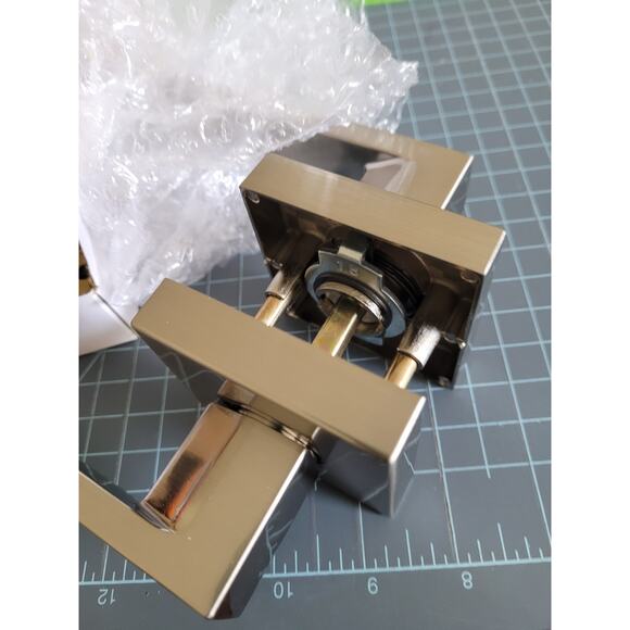 Sartodoors Hardware Square Passage Handle Silver - Picture 7 of 7